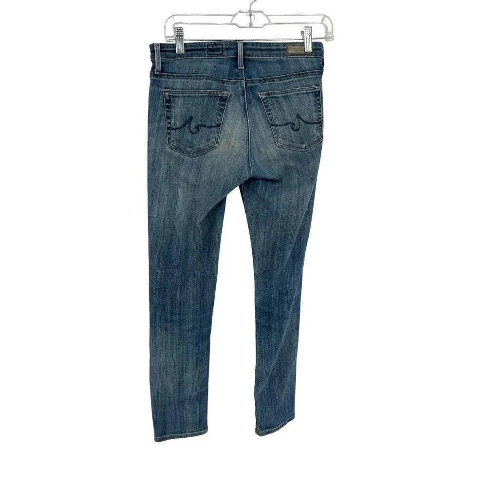 AG Adriano Goldschmied Jeans Women's Size 26R The Stilt Cigarette Leg Distressed